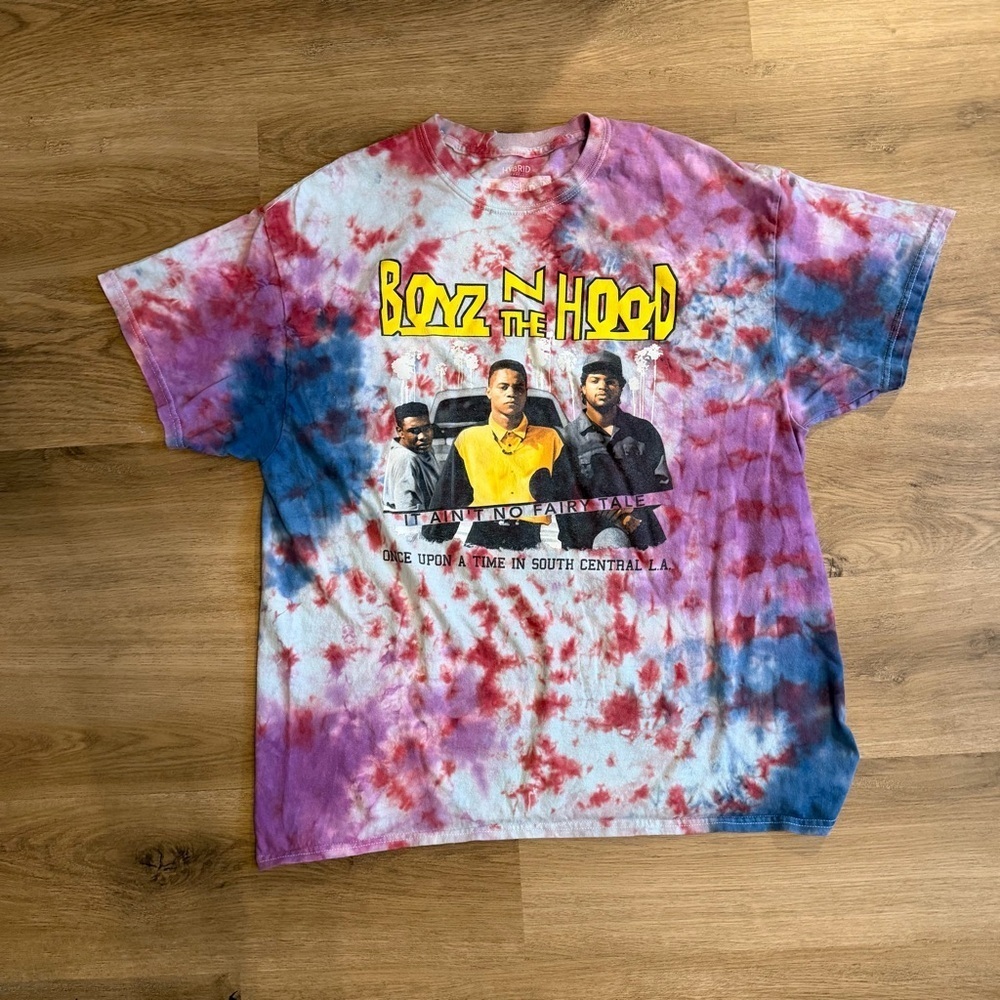 Boyz N the Hood Tie Dye Graphic Tee XL | Hybrid Apparel - Picture 1 of 5